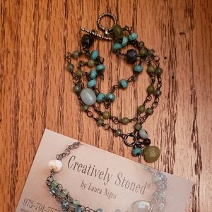 Gemstone Artisan bracelet
